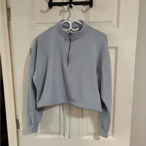 Pull over with draw strings